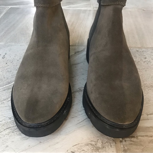 Franco Sarto Meridian Water-Resistant Suede Ankle Boots, Size 8M Women. - Picture 4 of 12